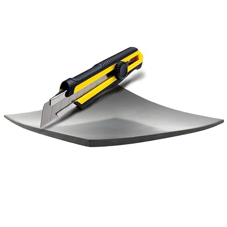 3pcs Heavy Duty Cut-to-Size Multi-Purpose Rubber Mats, 150 x 150 x 4mm Thick