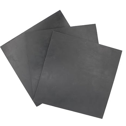 3pcs Heavy Duty Cut-to-Size Multi-Purpose Rubber Mats, 150 x 150 x 4mm Thick